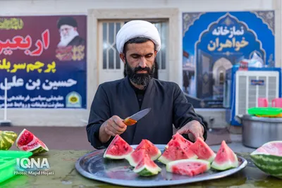 میزبانی عاشقانه از زائران سیدالشهدا(ع) در مرز چذابه