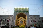 لحظه تحویل سال در حرم مطهر رضوی
