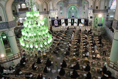 مراسم جز خوانی در حرم حضرت عبدالعظیم حسنی
