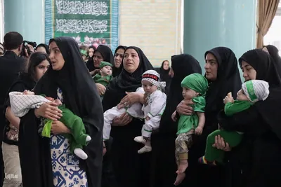 همایش شیرخوارگان حسینی در مصلی تکاب‎