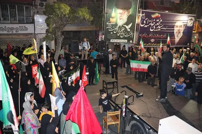 تجمع مردم انقلابی ملایر در موج صد و سی و هفت