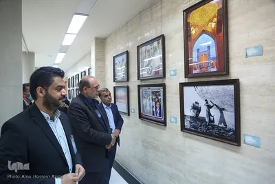 افتتاحیه نمایشگاه هنرهای تجسمی هنرمندان شاهد و ایثارگر جنوب کشور