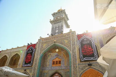 سیاه پوش شدن حرم امیرالمومنین (ع) در آستانه محرم