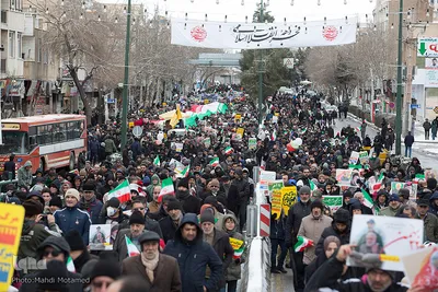 راهپیمایی یوم الله ۲۲ بهمن در قزوین
