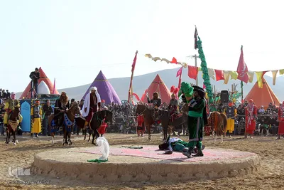 آیین تعزیه خوانی روز عاشورا در وردنجان