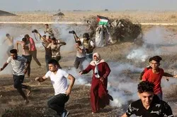 La manifestation des Palestiniens à l'Est de Khan Younis réprimée par le régime sioniste