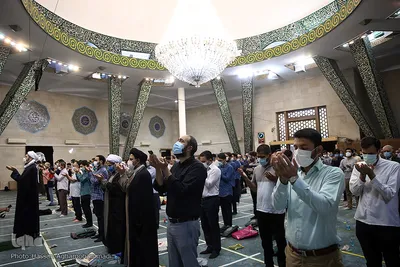 نماز با شکوه عید سعید فطر در مسجد دانشگاه تهران