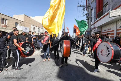 عزدارای ظهر عاشورا در شادگان