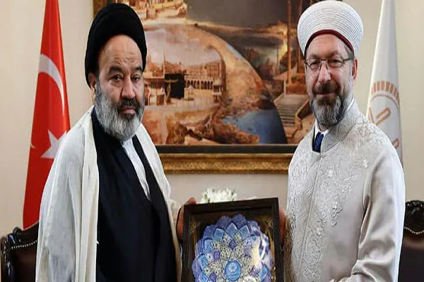 حجت‌الاسلام نواب با رئیس سازمان دیانت ترکیه دیدار و گفت‌وگو کرد