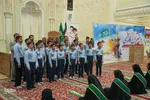 گلباران حرم های مطهر حضرت شاهچراغ (ع) و حضرت «ام احمد (س)»