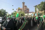 گلباران حرم های مطهر حضرت شاهچراغ (ع) و حضرت «ام احمد (س)»