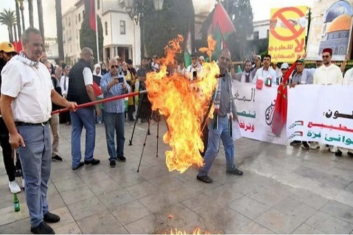 Zanga-zangar al'ummar Moroko na nuna goyon bayan Falasdinu