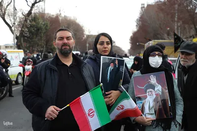 تشییع پیکر شهدای تجاوز آمریکایی - صهیونی در تبریز