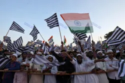 Manifestations à New Delhi contre la loi indienne sur la citoyenneté avant la visite de Trump