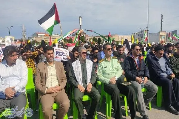 اجتماع ضد صهیونیستی دانشجویان مازندران در بابلسر