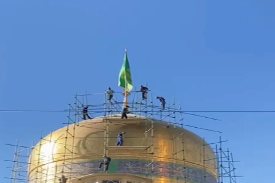 فیلم | تنظیف حرم مطهر رضوی