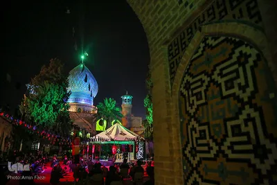 مراسم عزاداری محرم در حرم علی ابن حمزه(ع) شیراز