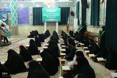 جزءخوانی قرآن در امامزاده سیدنصرالله(ع) یزد‎