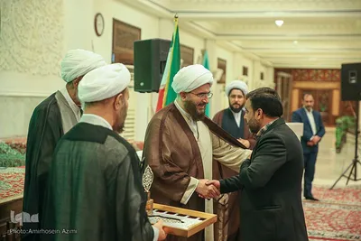 مراسم جشن ولادت امام هادی(ع) در حرم حضرت احمدبن موسی(ع)