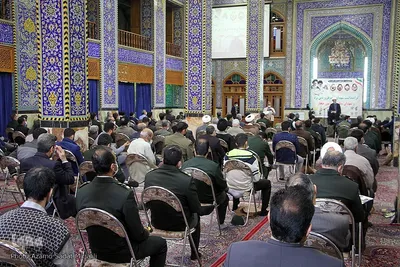 مجلس بزرگداشت شهدای دهم فروردین در مسجد حظیره یزد
