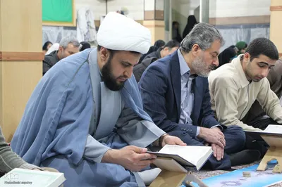محفل انس با قرآن کریم در مسجد چهارده معصوم علیهم السلام ازناو ملایر