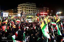 تشییع پیکر سردار شهید حاج مجید خادمی در تهران