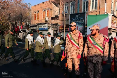 تشییع لاله‌های گمنام دفاع مقدس در تبریز‎