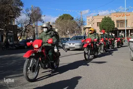رزمایش دفاع بیولوژیک برای مقابله با کرونا ویروس در اهر