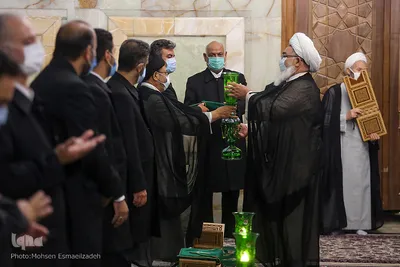 آیین سنتی «صفه» در حرم مطهر رضوی