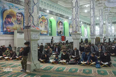 محفل انس با قرآن کریم در امامزاده سیدمحمد(ع) خمینی‌شهر