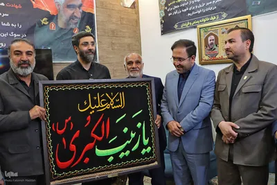 دیدار نماینده مقام معظم رهبری با خانواده سردار شهید یعقوب خادمی