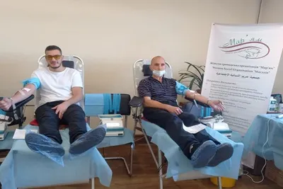 Muslime spenden Blut