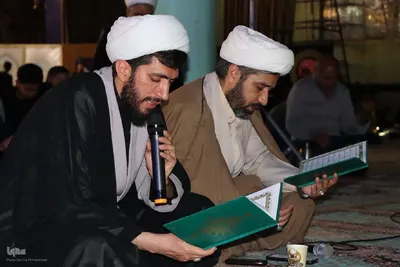 مراسم معنوی شب قدر در مصلی تکاب‎