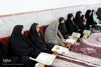 جزء خوانی و تفسیر قرآن کریم در مسجد جوادالائمه(ع) و طفلان مسلم بیرجند