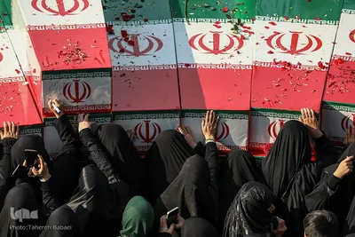 تشییع پیکرهای مطهر شهدای گمنام در تهران
