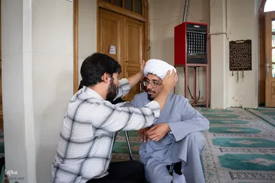 مراسم عمامه‌گذاری طلاب حوزه علمیه اصفهان