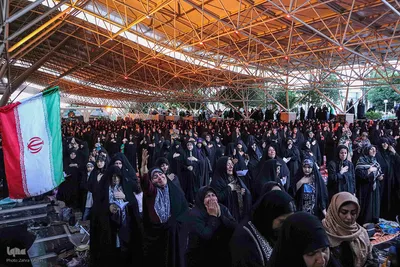 مراسم دعای عرفه در گلزارشهدای وادی رحمت تبریز‎