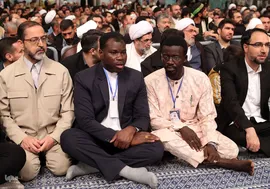 دیدار شرکت کنندگان در مسابقات بین‌المللی قرآن با رهبر معظم انقلاب