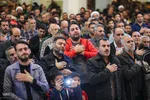 آیین وداع با پیکرهای مطهر چهار شهید گمنام دوران دفاع مقدس در حرم مطهر شاهچراغ(ع)‎
