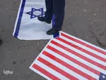 تجمع خودجوش مردم اهر در حمایت از مردم فلسطین