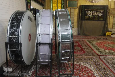 اهواز در هوای غبارگرفته سیاه پوش محرم شد