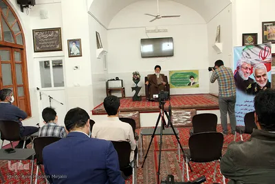 نشست خبری آیت الله مدرسی امام جمعه بخش مرکزی یزد‎‎