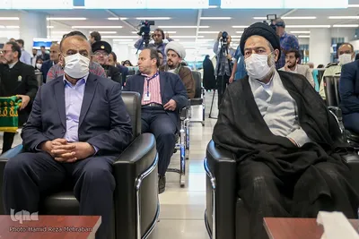 مراسم بدرقه اولین کاروان حجاج ایرانی