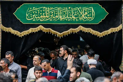 حرم حضرت علی(ع) میعادگاه راهپیمایان اربعین حسینی