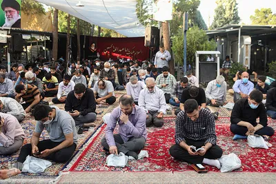 مراسم دعای پرفیض عرفه در گلزار شهدا