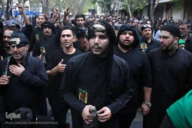 مراسم عزاداری تاسوعای حسینی در بازار تهران