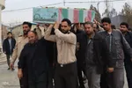تشییع پیکر شهدای گمنام در همدان‎