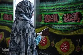 مراسم اعتکاف بانوان در مسجد باغستانی
