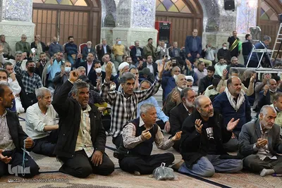 مراسم بزرگداشت شهدای مدافع امنیت فارس در حرم سیدعلاءالدین حسین(ع)شیراز