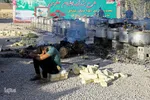 آیین پخت و توزیع ۱۵۰دیگ غذای نذری-مبارکه اصفهان ‎‎